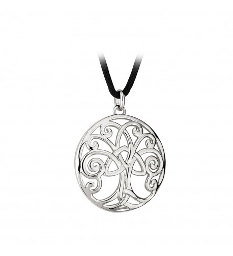 Solvar Necklace Rhodium Plated Irish