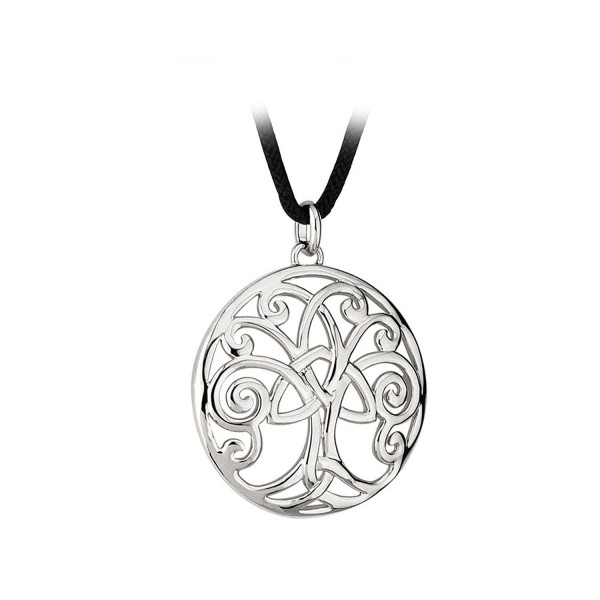 Solvar Necklace Rhodium Plated Irish