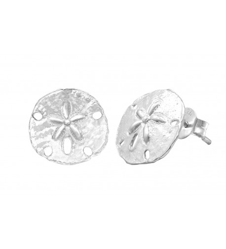 Sterling Silver Sand Dollar Earrings