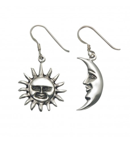 Sterling Silver Crescent Moon Earrings