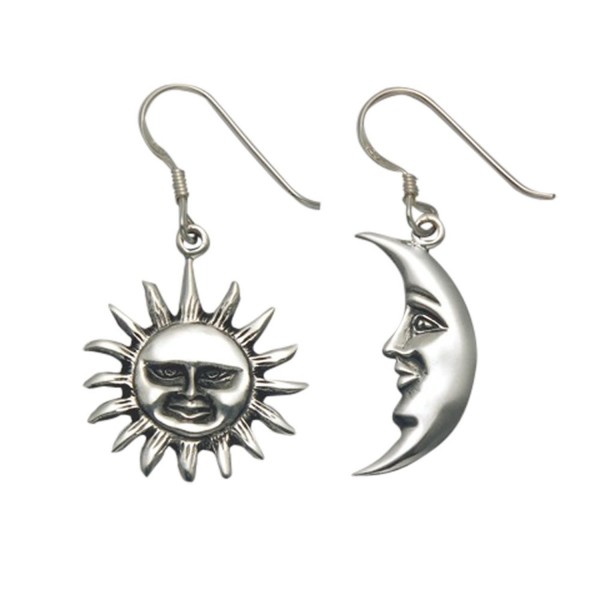 Sterling Silver Crescent Moon Earrings