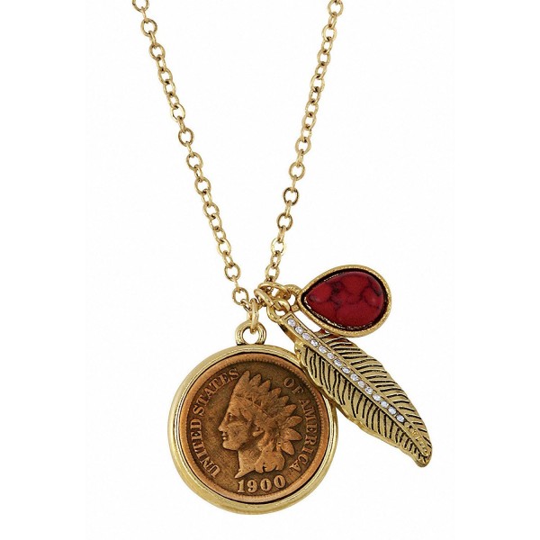 American Coin Treasures Indian Necklace