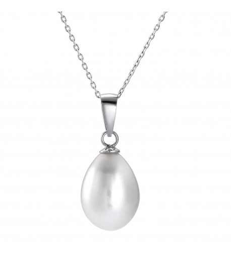 Necklace Teardrop Freshwater Cultured Sterling