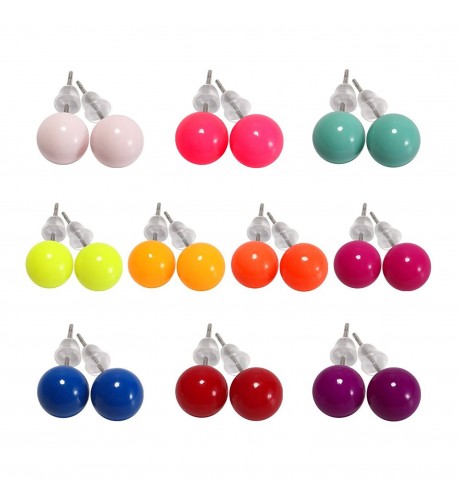 colors Assorted Imitation Earrings Colors