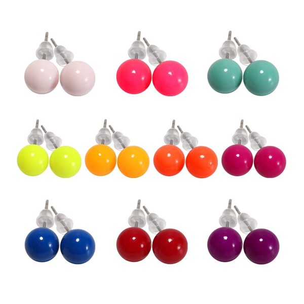 colors Assorted Imitation Earrings Colors