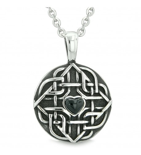 Amulet Protection Simulated Pendant Necklace