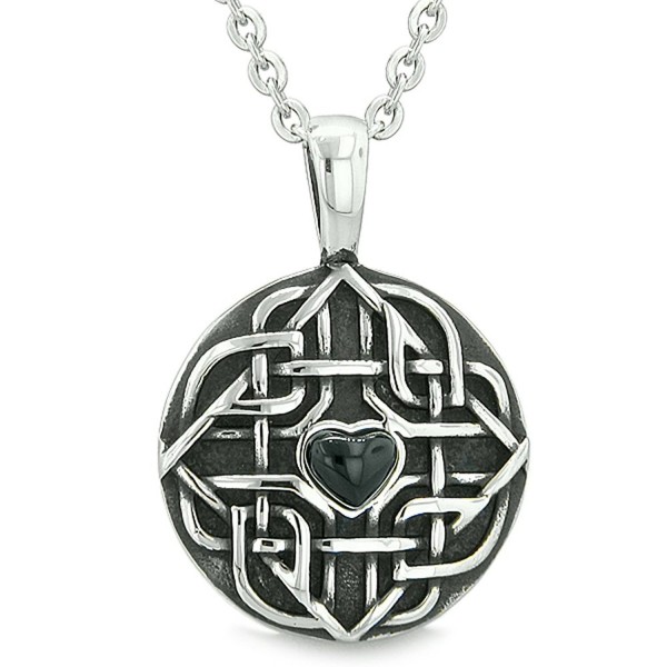 Amulet Protection Simulated Pendant Necklace