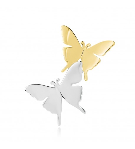 Couple Fashion Jewelry Butterfly Silver Gold