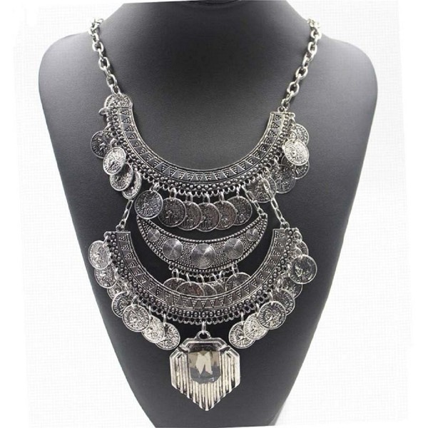 BESSKY Pendant Statement Vintage Necklace