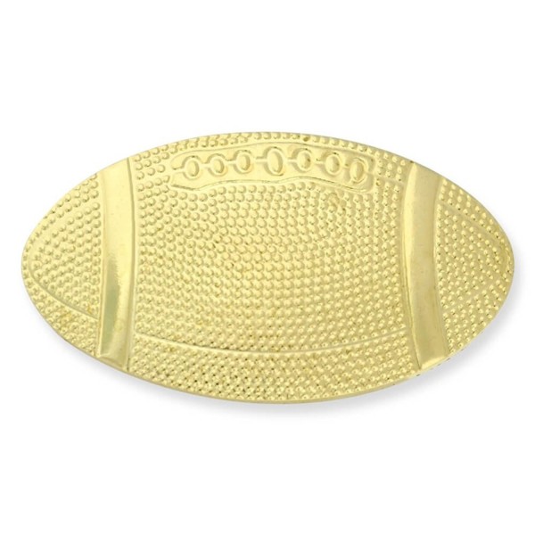 Gold Football Chenille Sports Lapel