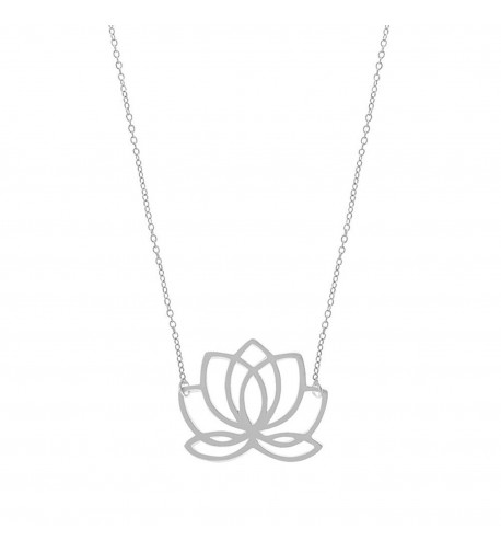 Boma Sterling Silver Lotus Necklace