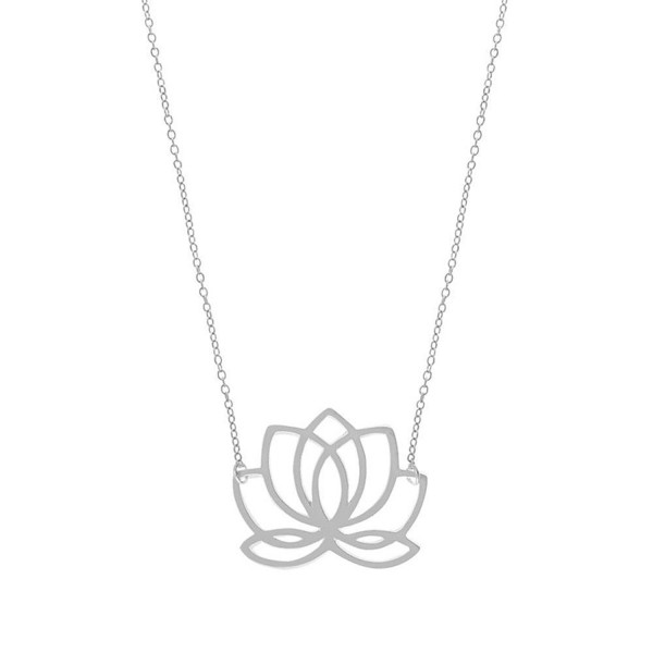 Boma Sterling Silver Lotus Necklace