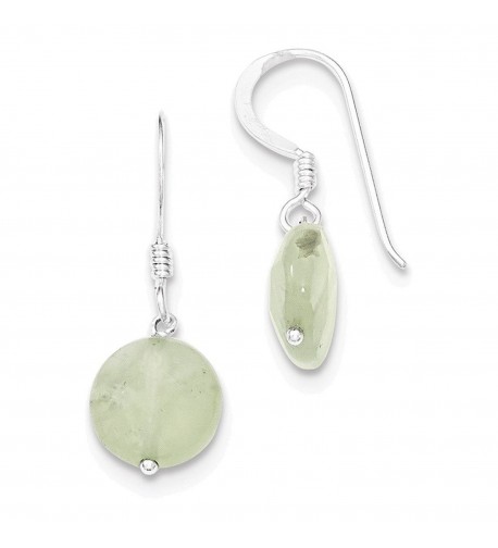 Jewelry Adviser Earrings Sterling Prehnite