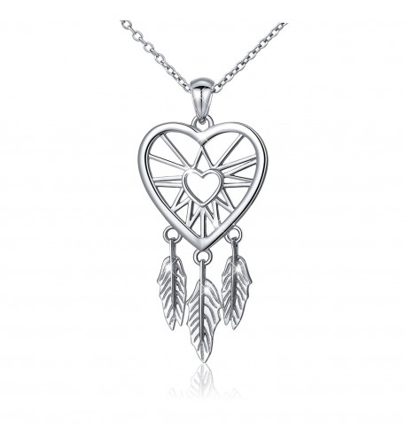 Sterling Catcher Feather Forever Necklace%EF%BC%8C18