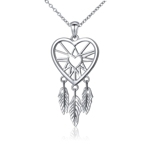 Sterling Catcher Feather Forever Necklace%EF%BC%8C18