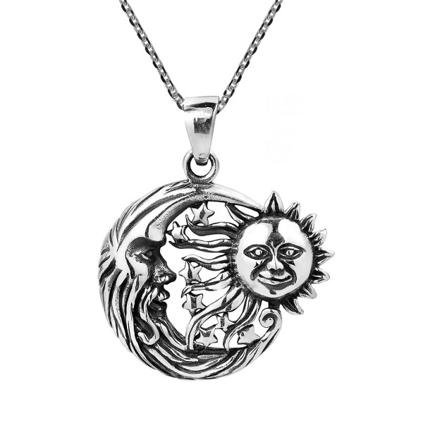 Celestial Embrace Sterling Silver Necklace