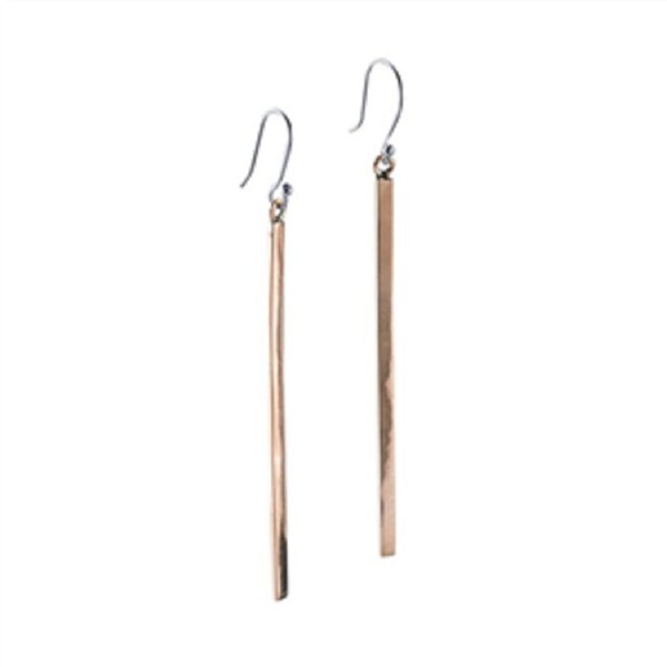 Tisoro WB675912 Copper Bar Earrings