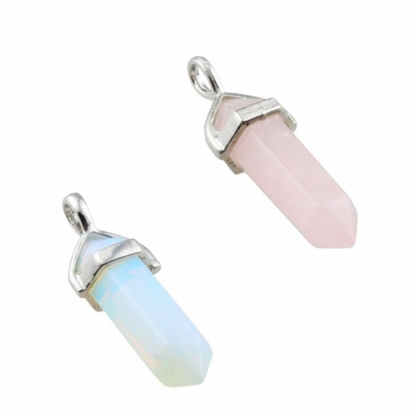 Samtree Healing Crystal Pendant Necklace