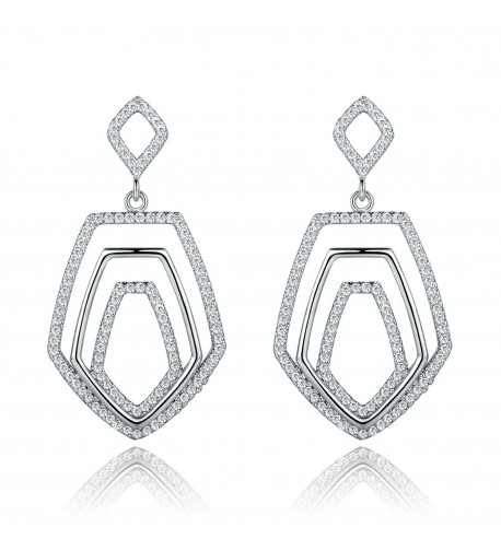 GULICX Crystal Baroque Earrings Zirconia