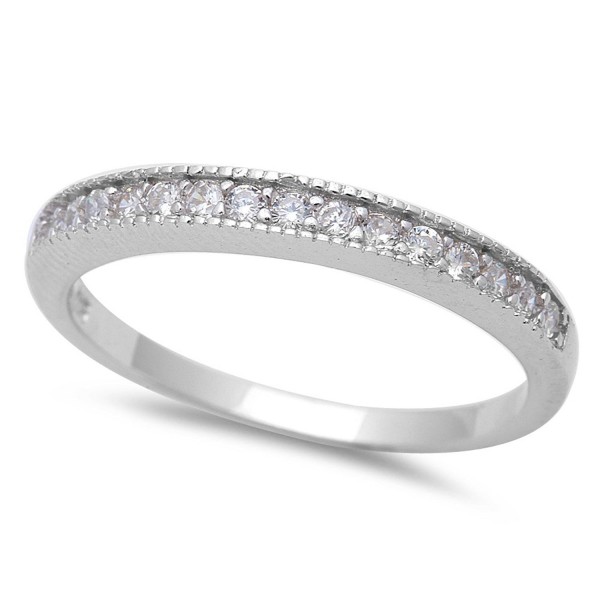 Ladies Micro Zirconia Sterling Silver