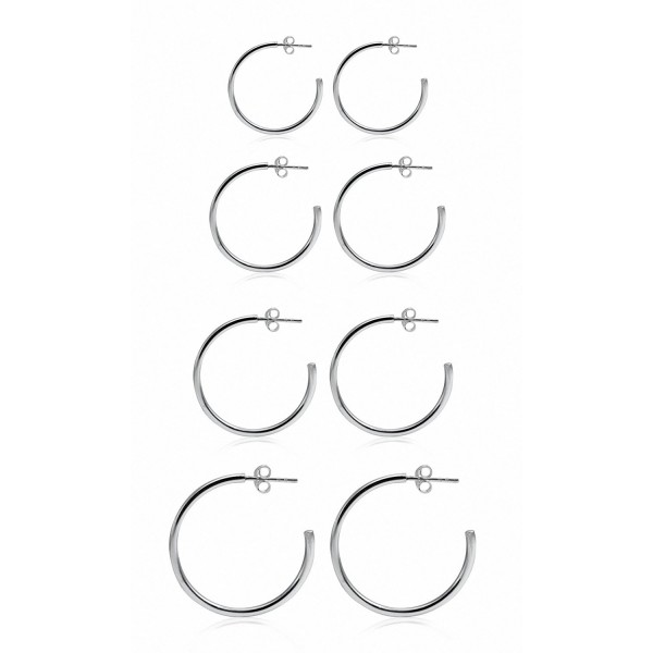 Sobly Stainless Half Hoop Piercings Hypoallergenic