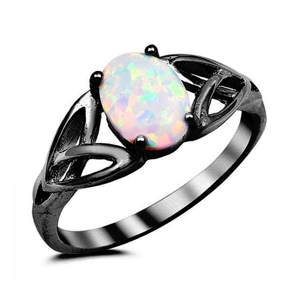 Ladies 925 Sterling Silver Polished Rhodium Wedding Engagement Ring ...