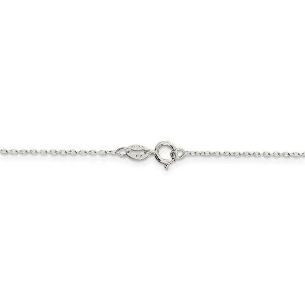 Sterling Silver Fancy Cable Necklace