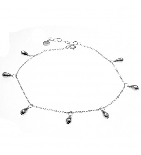 Silver Masters Sterling Singapore Chain Anklet