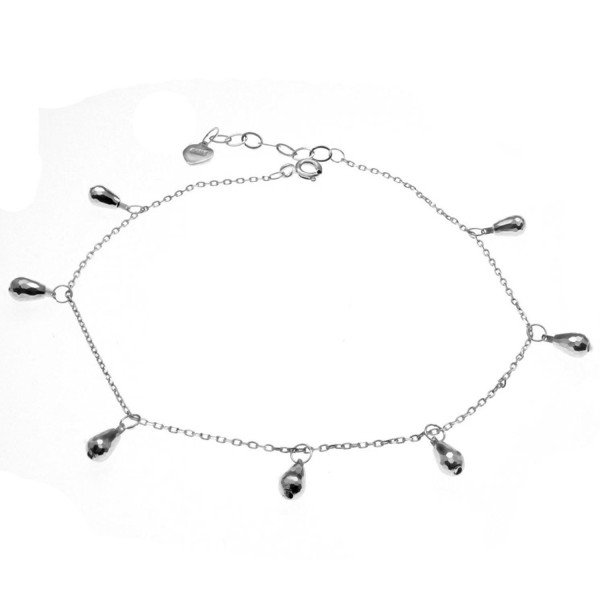 Silver Masters Sterling Singapore Chain Anklet