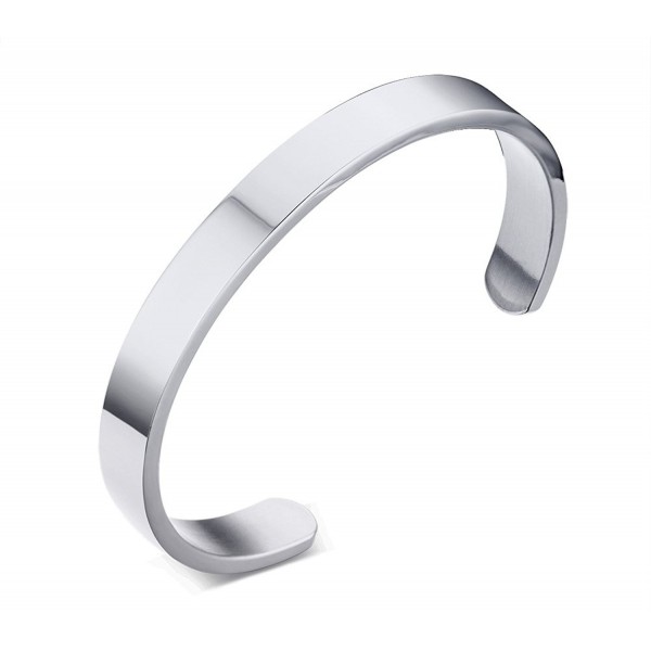 Engraving Stainless Steel Bangle Bracelets