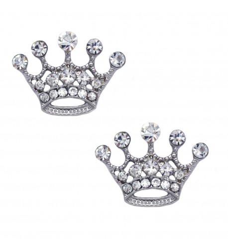 cocojewelry Queen Princess Crown Earrings