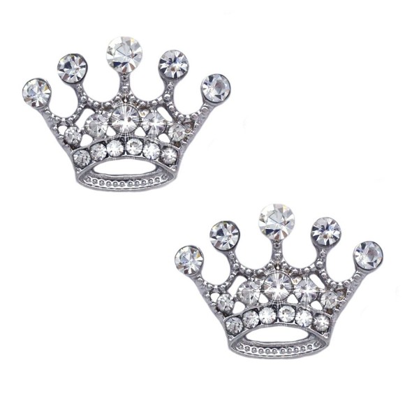 cocojewelry Queen Princess Crown Earrings