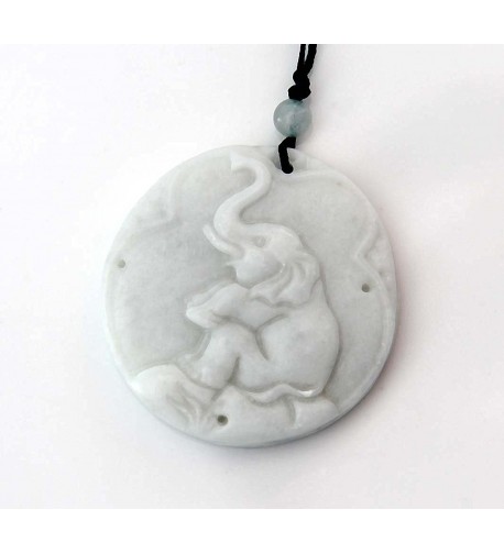 Light Natural Elephant Amulet Pendant