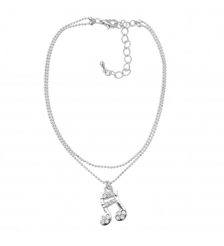 Spinningdaisy Double Layer Crystal Anklet