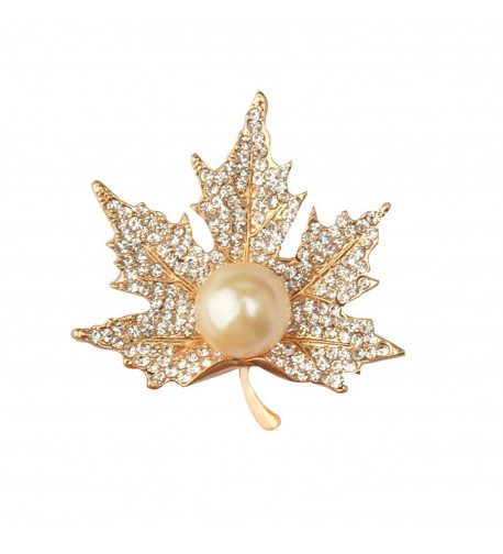 CHUYUN Graceful Pearl Maple Brooch