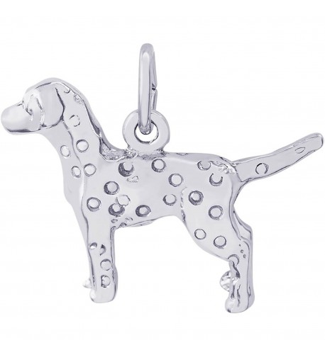 Rembrandt Dalmatian Charm Sterling Silver