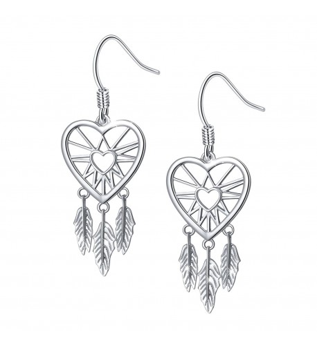 Sterling Catcher Feather Forever Earrings