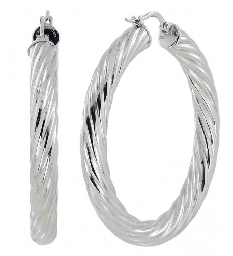 S Michael Designs Stainless Twisted Earrings