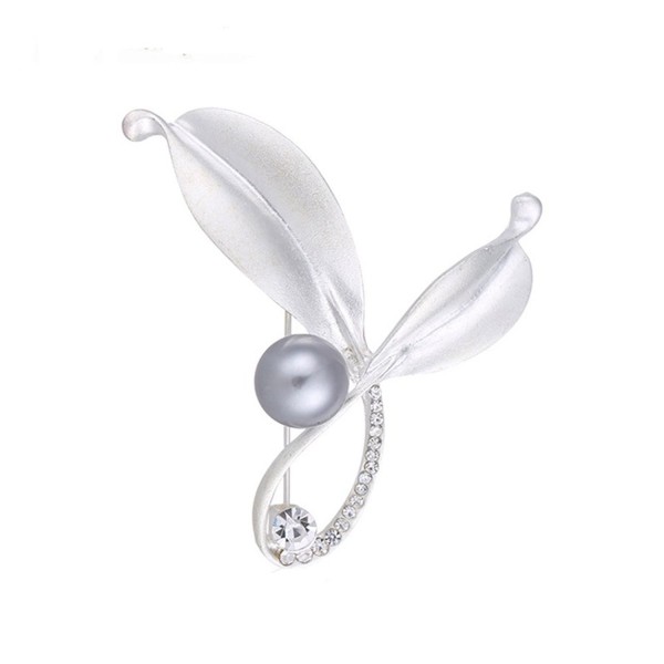 CHUYUN Simple Pearl Flower Brooch