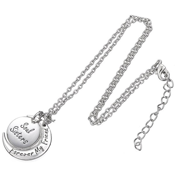 Sister Forever Friend Pendant Necklace