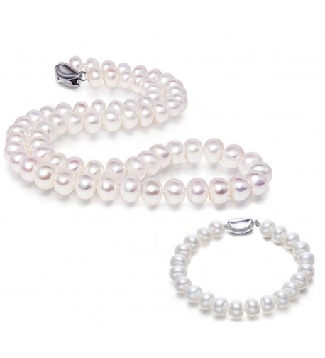 JYX Freshwater Pearl Necklace Bracelet