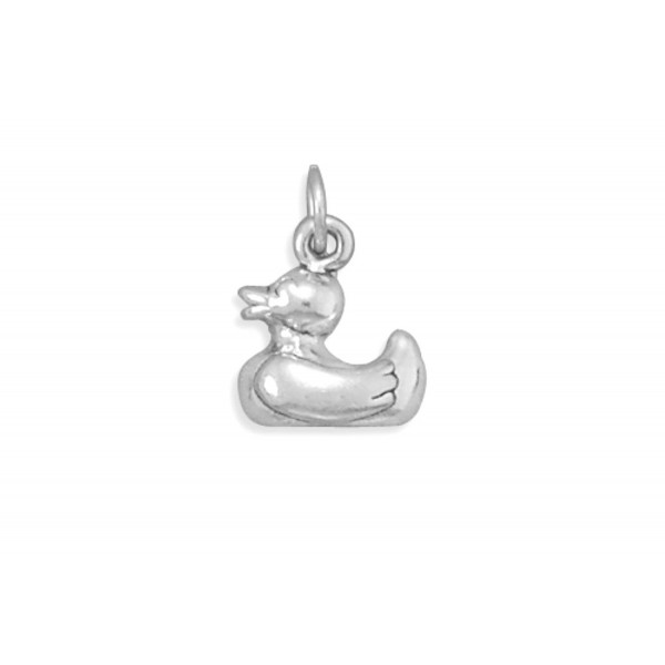 Corinna Maria Sterling Silver Rubber Charm