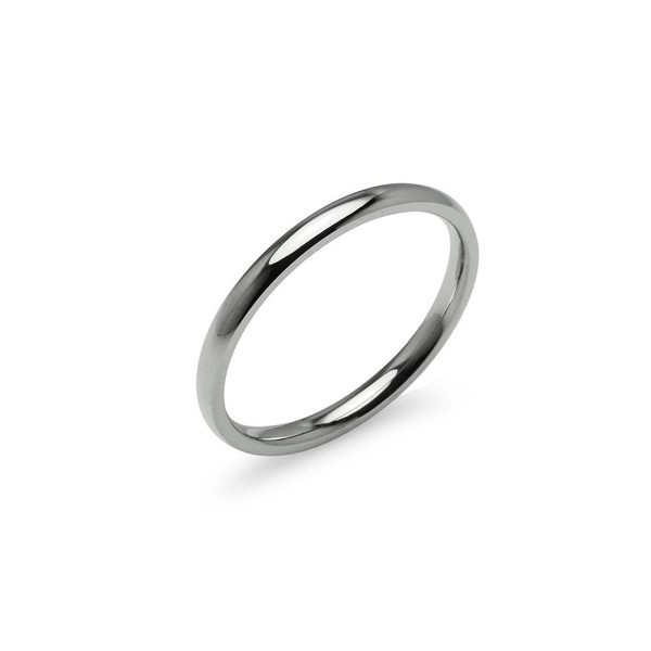 Silverline Jewelry Comfort Wedding Stainless