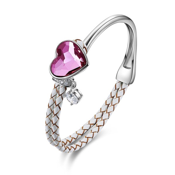 Angelady Leather Bracelet Swarovski Crystal Angelady Leather Bracelet Swarovski Crystal
