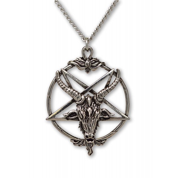 Baphomet Inverted Pentacle Satanic Necklace