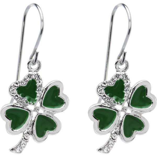 Body Candy Bright Shamrock Earrings