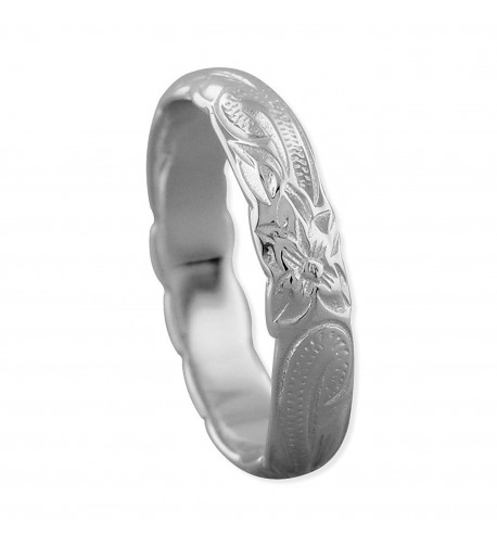 Sterling Silver Hawaiian Wedding Band