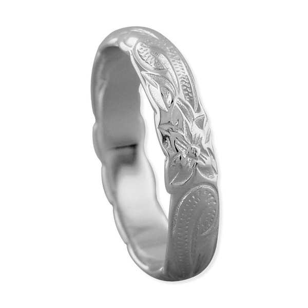 Sterling Silver Hawaiian Wedding Band