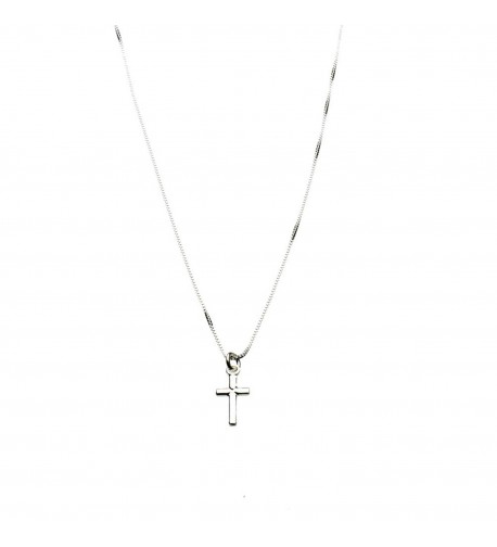 Sterling Silver Cross Nickel Necklace