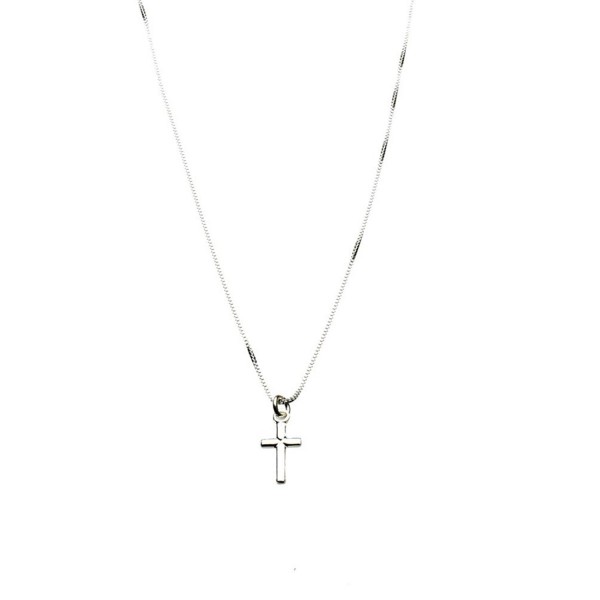 Sterling Silver Cross Nickel Necklace